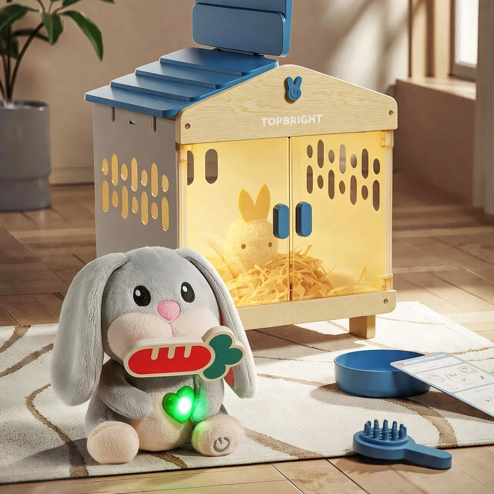 Zabawka interaktywna Mummy Bunny 36m+, Topbright