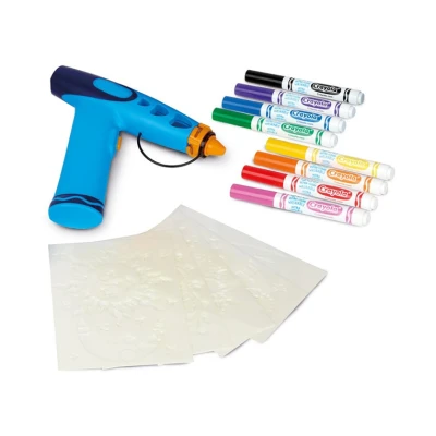Crayola aerograf Airbrush z zmywalnymi flamastrami i szablonami