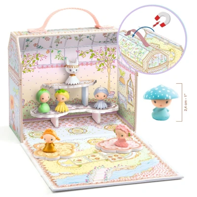 Djeco domek walizka z figurkami Tinyly Tiny Mini
