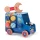 Moulin Roty drewniane auto z narzędziami Puce & Pilou to zabawka aktywizująca dla dzieci od 2. roku życia, które lubią majsterkować i naśladować dorosłych. Samochodzik