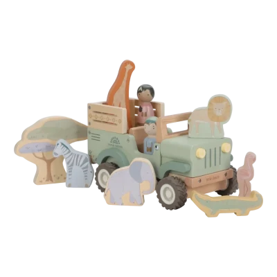 Little Dutch autko jeep zabawka z figurkami Safari