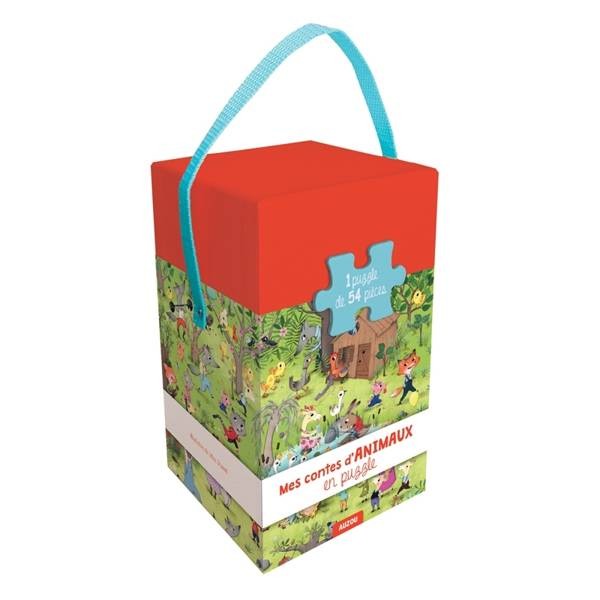 Auzou - Puzzle - Opowieści o zwierzętach - 54 elementów