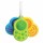 Brelok Sensoryczny Dimpl Clutch Fat Brain Toys | Zestaw 3 Gryzaków Gniotków dla Niemowląt 0+, Silikonowe Bąbelki Pop-It z Fakturami z Silikonu Spożywczego Bez BPA, Przynosi Ulgę Przy Ząbkowaniu, Wspiera Rozwój Sensoryczny w Podróży i Spacerze.