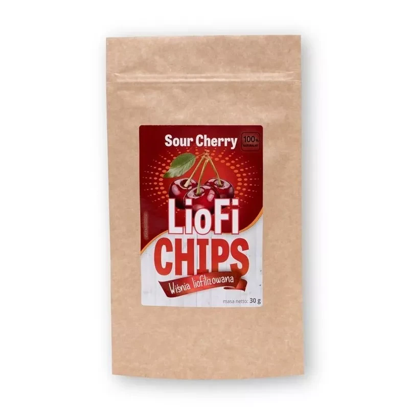 Owoce liofilizowane Liofichips wiśnia