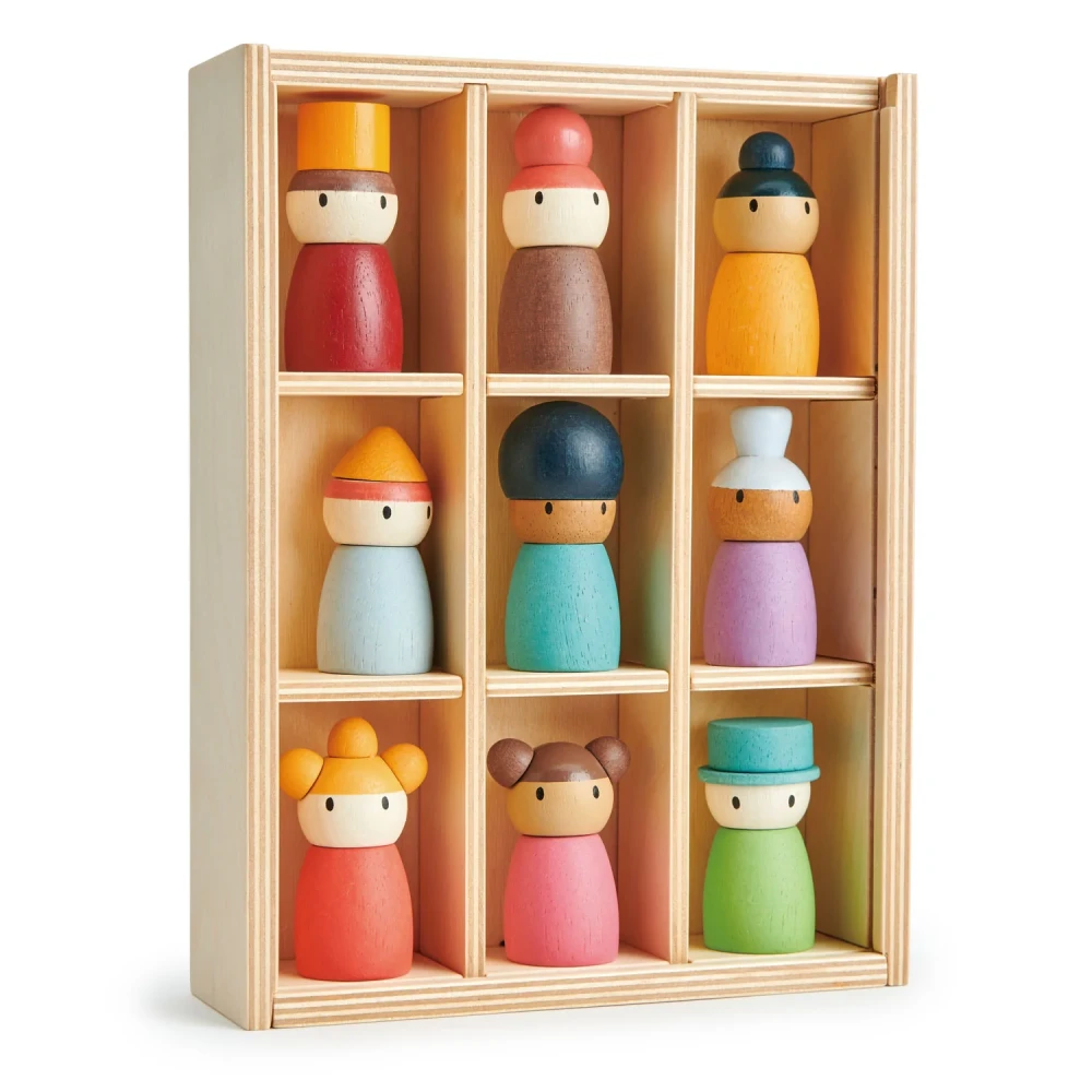 Tender Leaf Toys - drewniane figurki do zabawy Happy Folk Hotel