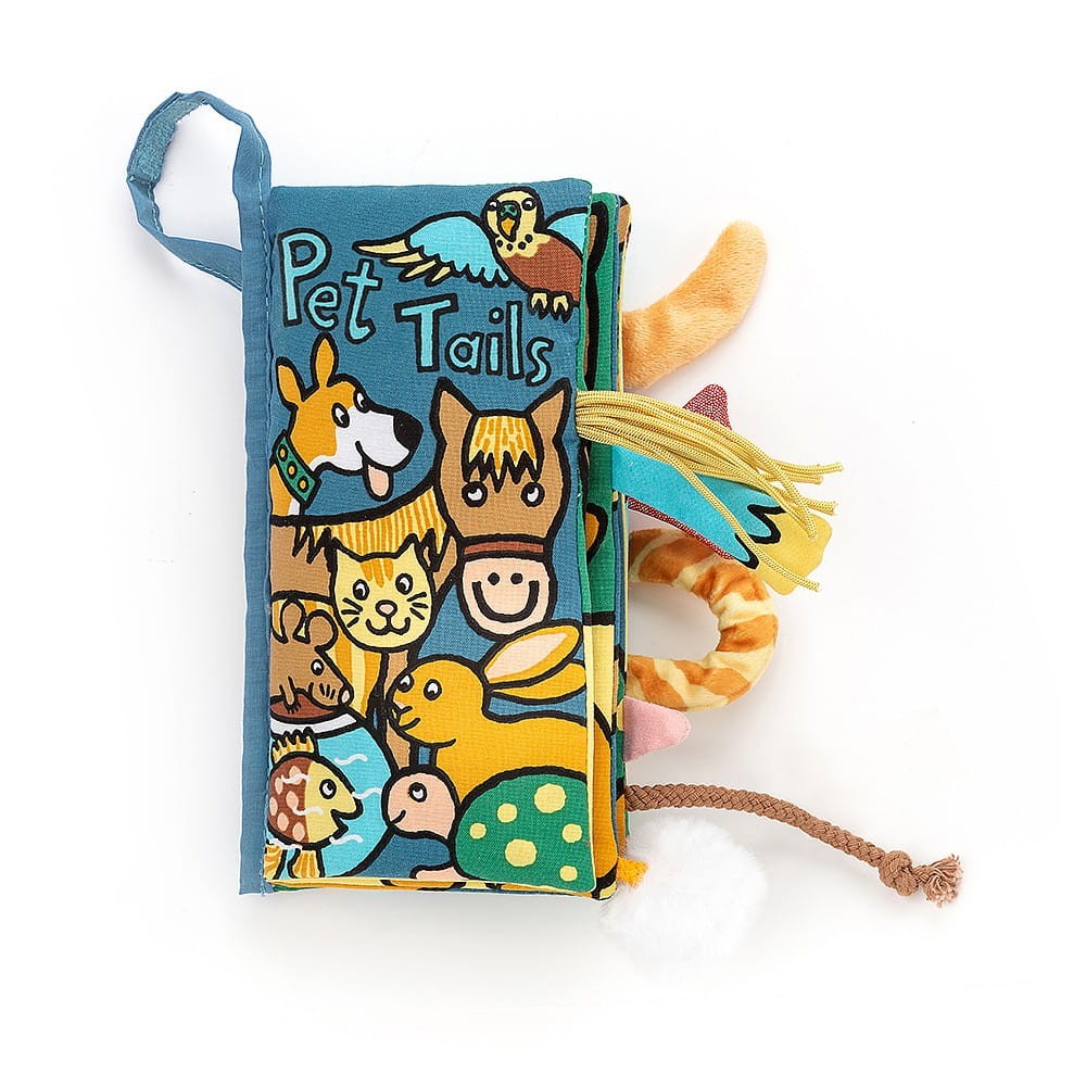 Jellycat książeczka sensoryczna Pet Tails Book