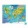Janod - puzzle w walizce Mapa świata 100 elementów