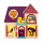 Janod puzzle dźwiękowe drewniane moi mali przyjaciele ze zwierzętami. Układanka z uchwytami z dźwiękiem psa kota konia J07078 na baterie dla dzieci 18-36m do nauki motoryki małej i mowy.