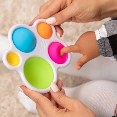 Fat Brain Toys Dimpl zabawka sensoryczna z bąbelkami dla niemowląt
