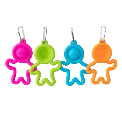 Fat Brain Toys sensoryczny breloczek antystresowy popit Lil Dimpl