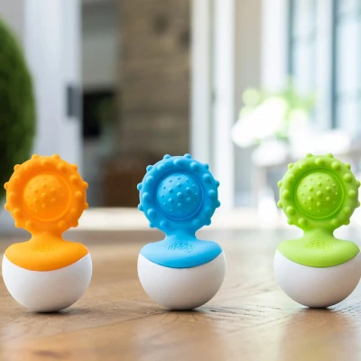 Fat Brain Toys gryzak sensoryczny wańka wstańka Dimpl Wobbl