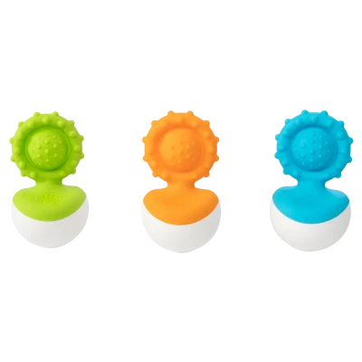 Fat Brain Toys gryzak sensoryczny wańka wstańka Dimpl Wobbl