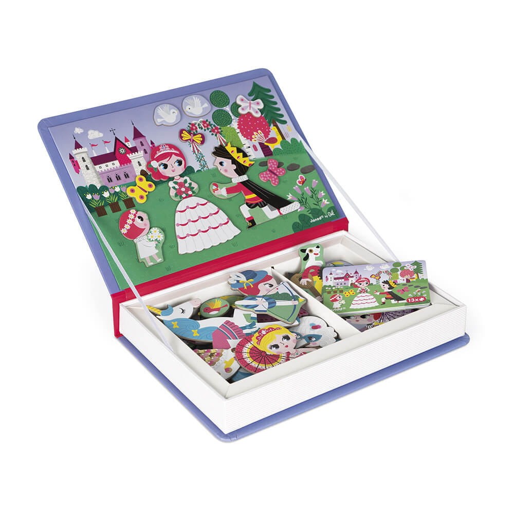 Janod Magnetibook Księżniczki 62 elementy