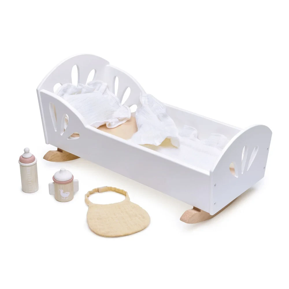 Tender Leaf Toys - kołyska dla lalek Sweet Swan Dolly Bed