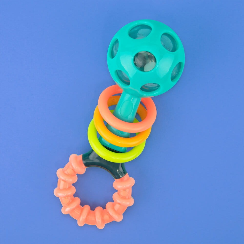 Sassy zabawka sensoryczna Peek-a-Boo Beads Rattle