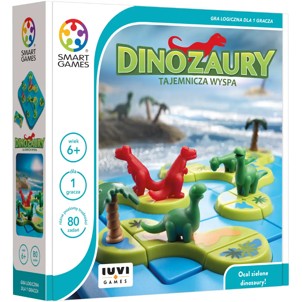Smart Games gra logiczna Dinozaury Tajemnicza Wyspa