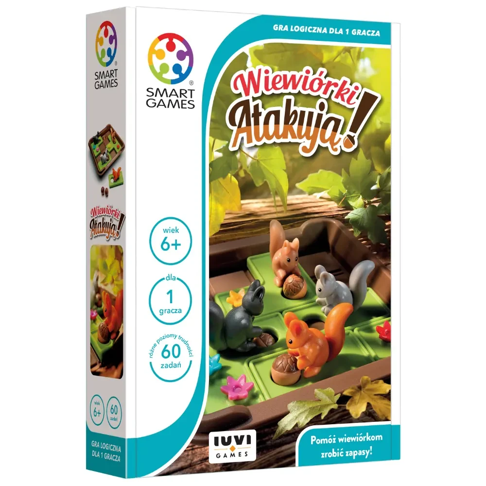 Smart Games gra logiczna Wiewiórki Atakują!