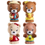 Klorofil figurki Rodzina Misiów Browny 4 sztuki