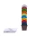 BS Toys Drewniana Gra Zręcznościowa Lody dla Dzieci 4+ Edukacyjna Układanka w Budowanie Wieży z Gałek, Rozwija Motorykę Małą, Cierpliwość i Koncentrację, Zawiera 24 Elementy i 30 Kart Wyzwań, Prezent dla Przedszkolaka