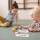 BS Toys Drewniana Gra Zręcznościowa Lody dla Dzieci 4+ Edukacyjna Układanka w Budowanie Wieży z Gałek, Rozwija Motorykę Małą, Cierpliwość i Koncentrację, Zawiera 24 Elementy i 30 Kart Wyzwań, Prezent dla Przedszkolaka