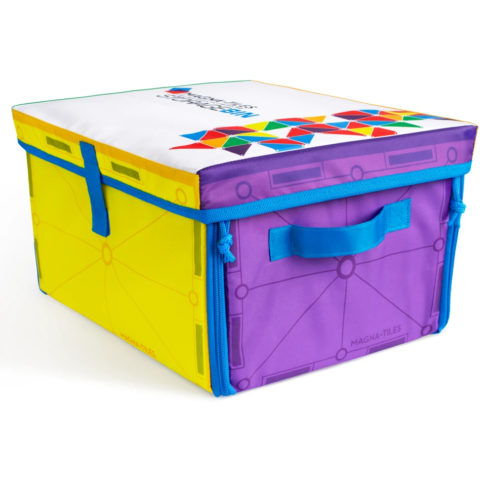 Magna Tiles pojemnik na klocki i interaktywna mata do zabawy
