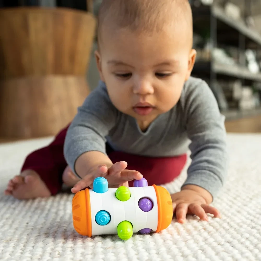 Fat Brain Toys zabawka sensoryczna Rolio zabawka dla rocznego dziecka