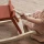 Kids Concept konik drewniany na biegunach klasyczny orange red