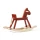 Kids Concept konik drewniany na biegunach klasyczny orange red