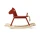 Kids Concept konik drewniany na biegunach klasyczny orange red