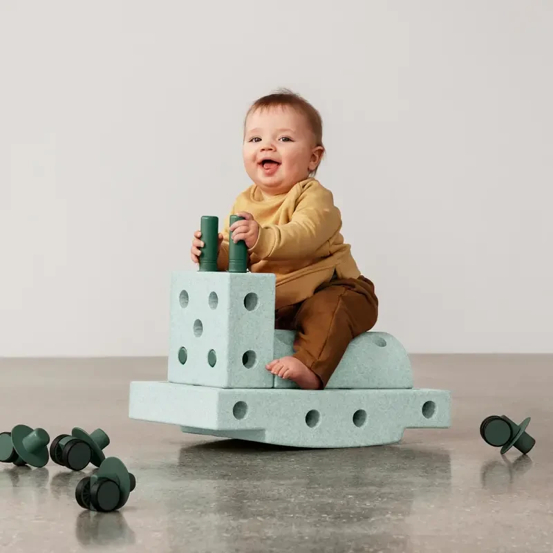 Modu klocki kreatywne Curiosity set 14 elementów Ocean Mint Forest Green