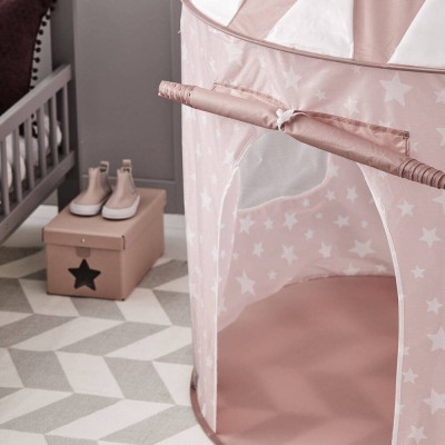 Kids Concept namiot w gwiazdki do zabawy w pokoju dla dziewczynki Pink
