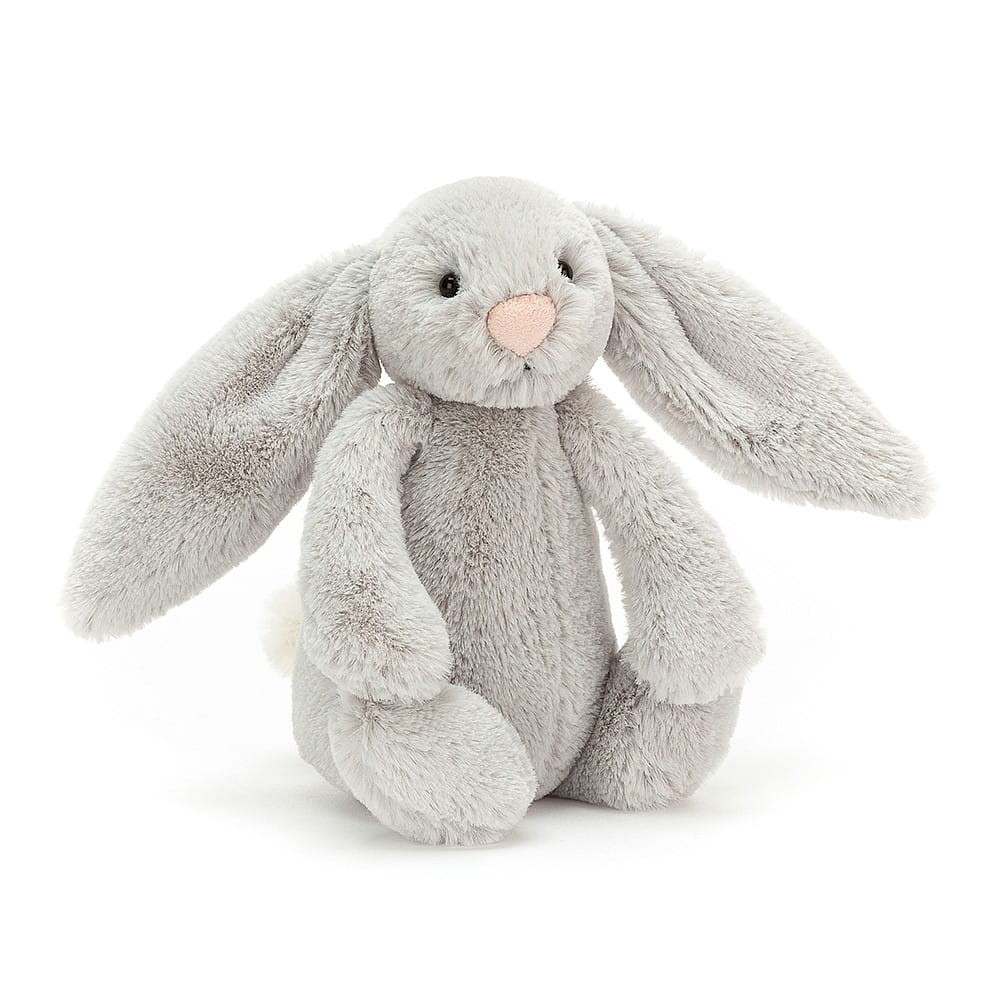 Jellycat przytulanka króliczek Bashful Silver Bunny 18 cm