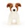 Jellycat Albert Jack Russell 18 cm pluszowy piesek 0+ miękka maskotka premium. Mały piesek Jellycat dla niemowląt i dzieci, zabawka sensoryczna i przytulanka. Prezent dla rocznego dziecka, prezent dla 2 latka i 3 latka.