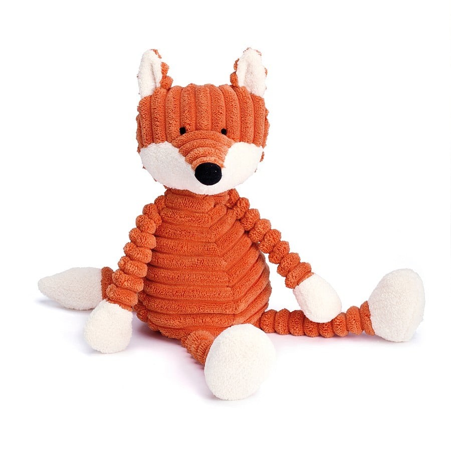 Jellycat lis sztruksowy maskotka dla dzieci Cordy Roy Fox Baby 34 cm