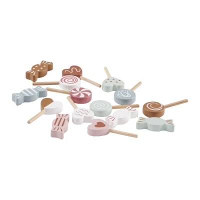 Kids Concept zestaw drewnianych cukierków do zabawy