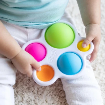 Fat Brain Toys Dimpl zabawka sensoryczna z bąbelkami dla niemowląt