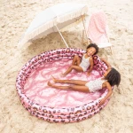Swim Essentials basen Leopard Rose Gold 150 cm