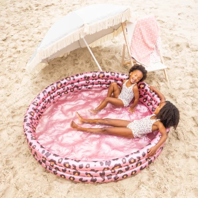 Swim Essentials basen Leopard Rose Gold 150 cm