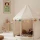 Kid’s Concept namiot dla dzieci Pavilion Off White – zabawka dla dziecka 2+, prezent dla chłopca i dziewczynki, namiot tipi z bawełny organicznej GOTS FSC