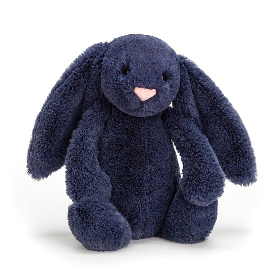 Jellycat przytulanka królik Bashful Navy Bunny 31 cm
