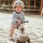 Scoot & Ride Highwaykick 1 Lifestyle hulajnoga + kask Brown Lines