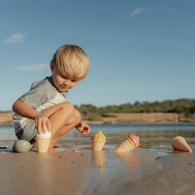 Little Dutch zestaw plażowy lody 9 elementów