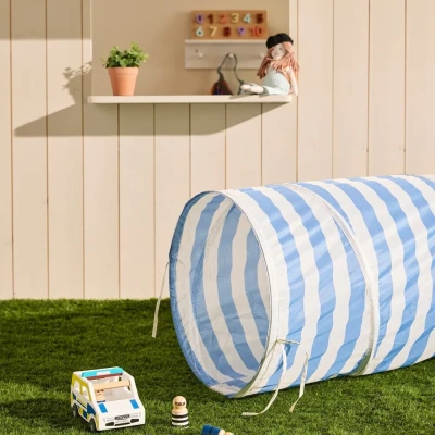Kids Concept tunel do zabawy stripe blue