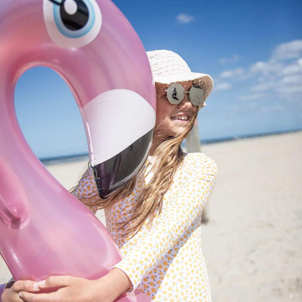 Swim Essentials koło do pływania Rose Gold Flamingo 95 cm
