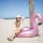 Swim Essentials koło do pływania Rose Gold Flamingo 95 cm