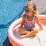 Basenik dla Dzieci 100 cm Swim Essentials Pastelowa Zebra