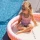 Nadmuchiwany Basenik dla Dzieci 100 cm Swim Essentials Pastelowa Zebra | Kompaktowy Basen Ogrodowy i Balkonowy dla Maluchów od 1 Roku Życia (1+), Brodzik z Dwoma Pierścieniami o Pojemności 60 litrów, Bezpieczny i Wytrzymały.