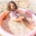 Nadmuchiwany Basenik dla Dzieci 100 cm Swim Essentials Pastelowa Zebra | Kompaktowy Basen Ogrodowy i Balkonowy dla Maluchów od 1 Roku Życia (1+), Brodzik z Dwoma Pierścieniami o Pojemności 60 litrów, Bezpieczny i Wytrzymały.