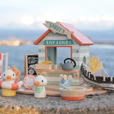 Tender Leaf Toys drewniany domek Sandy's Beach Hut