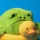 Jellycat żaba Ricky z kaczuszką do pływania 18 cm